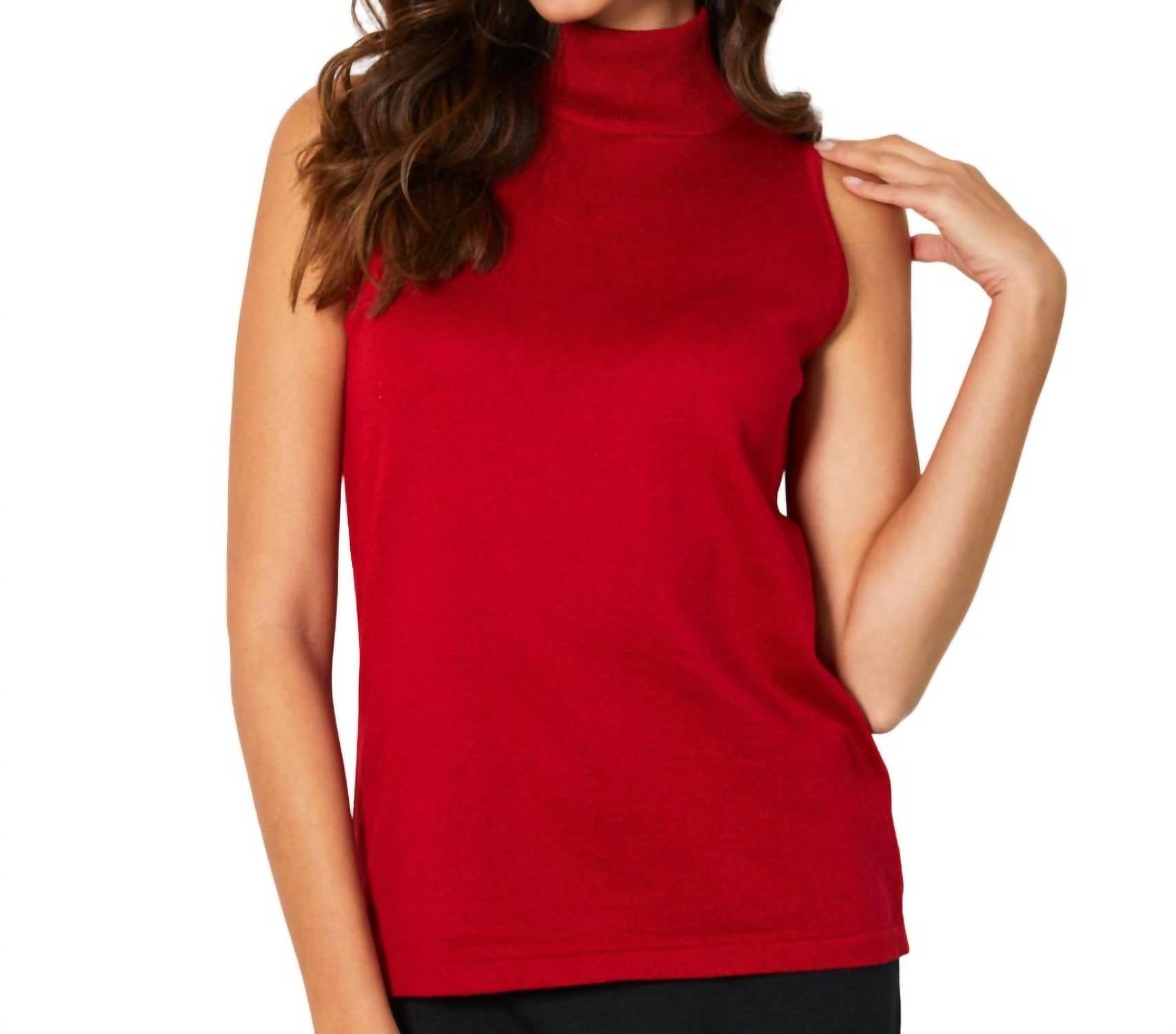 Майка с воротником-стойкой цвета Rouge Angel Apparel
Майка с воротником-стойкой цвета Rouge Angel Apparel