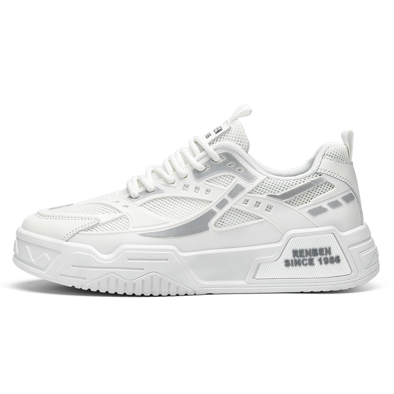 Нескользящие, легкие, дышащие, низкие кроссовки для скейтбординга для мужчин RENBEN, White
Нескользящие, легкие, дышащие, низкие кроссовки для скейтбординга для мужчин RENBEN, White