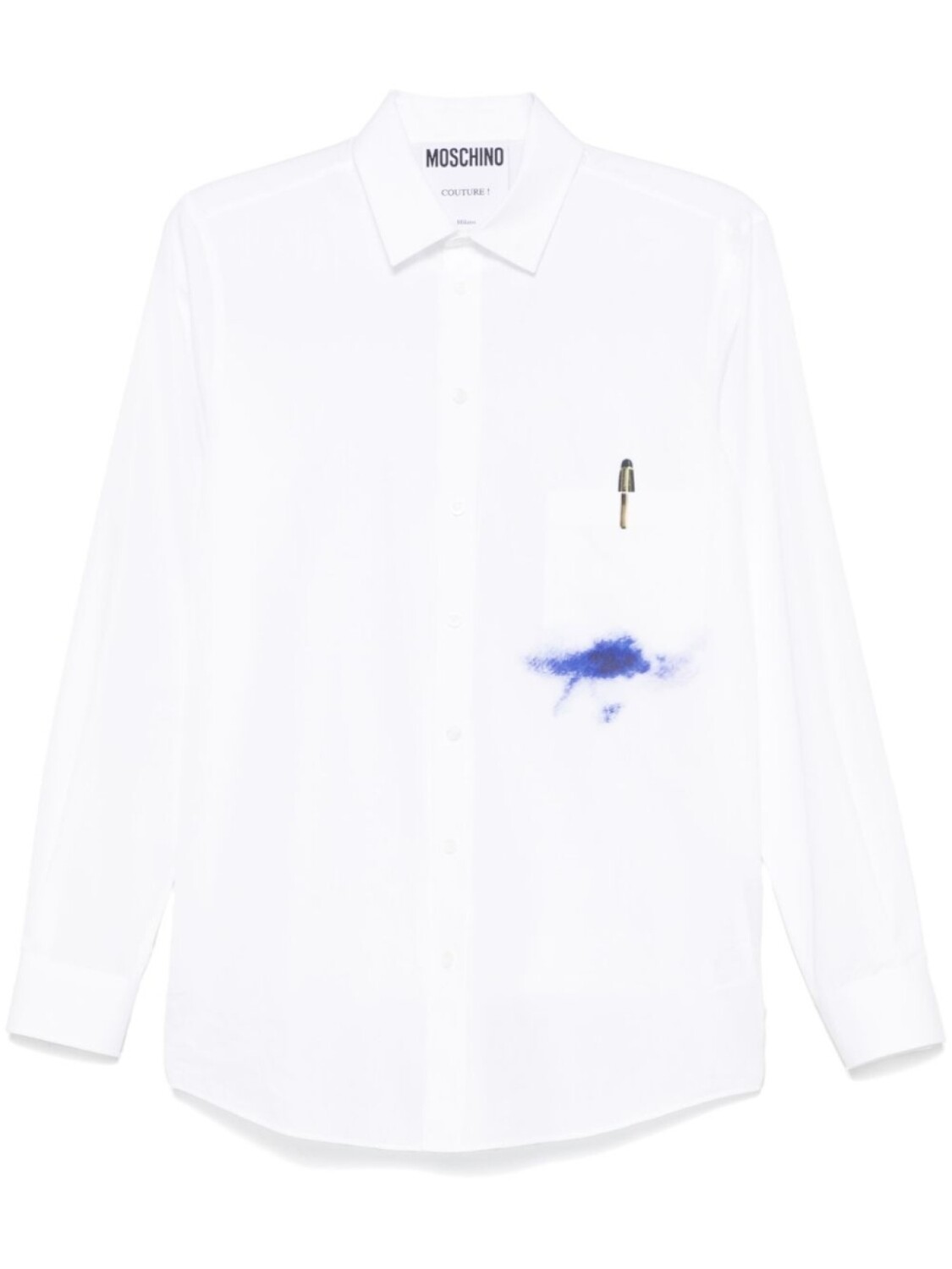 Рубашка с ручкой-принтом Moschino, белый
Рубашка с ручкой-принтом Moschino, белый