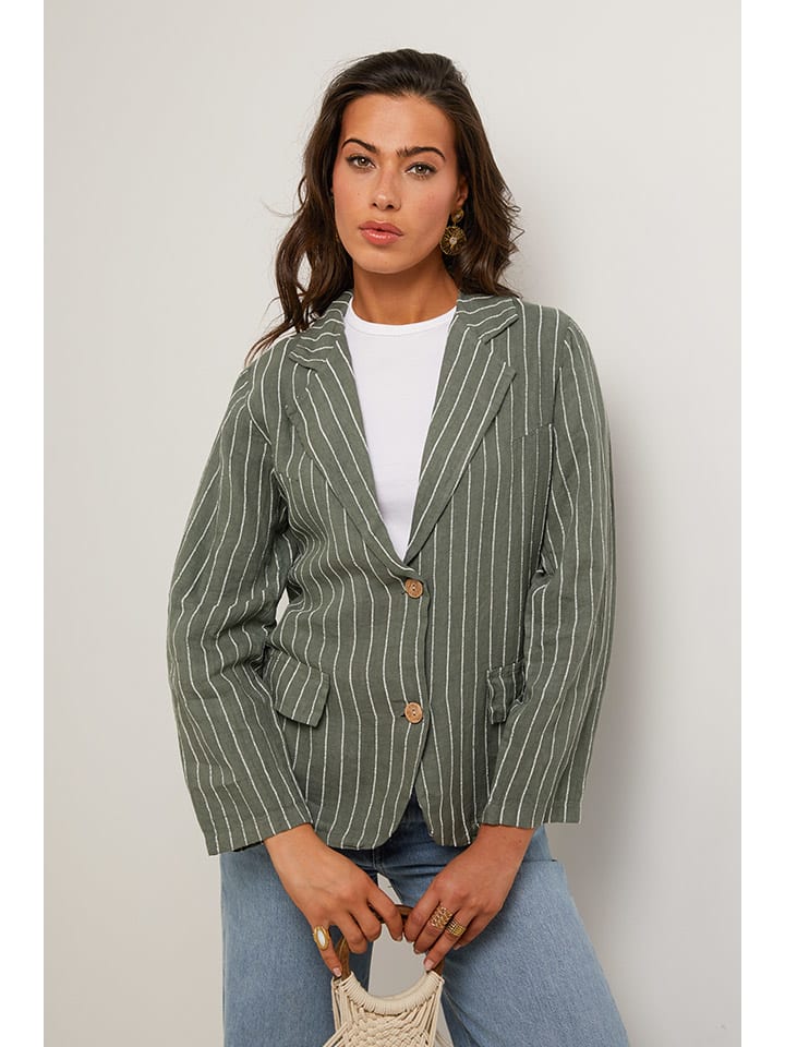 Блейзер Le Monde du Lin, хаки
Блейзер Le Monde du Lin, хаки