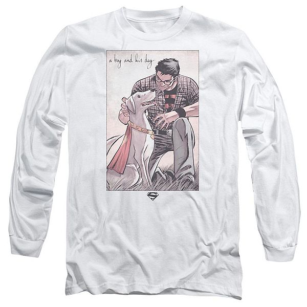 Футболка с длинным рукавом Superman mans best friend Licensed Character
Футболка с длинным рукавом Superman mans best friend Licensed Character