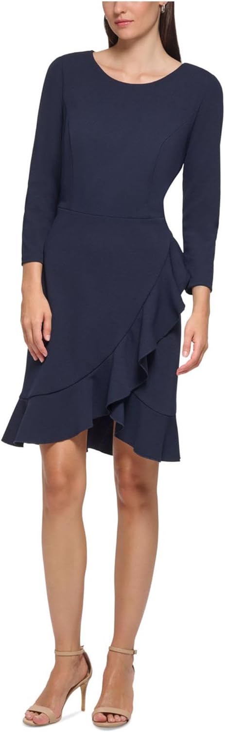 Женское платье-футляр Tommy Hilfiger с круглым вырезом и оборками, Pink
Женское платье-футляр Tommy Hilfiger с круглым вырезом и оборками, Pink