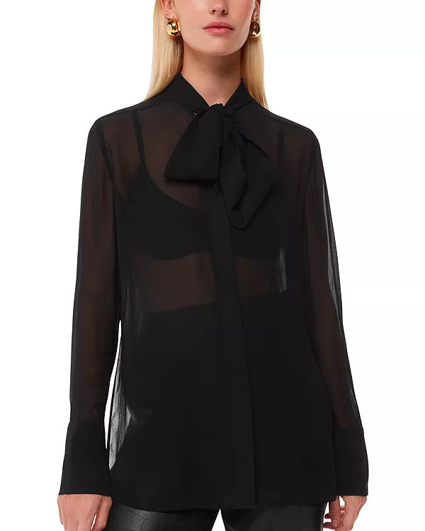 Блузка Эми с галстуком-бабочкой Whistles, черный
Блузка Эми с галстуком-бабочкой Whistles, черный