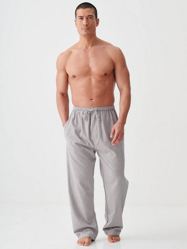 Пижамные брюки из матового хлопка принца уэльского British Boxers, серый
Пижамные брюки из матового хлопка принца уэльского British Boxers, серый