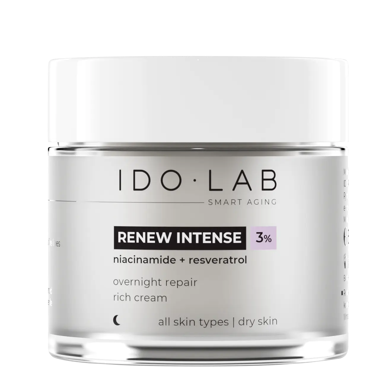 Восстанавливающий ночной крем для лица Ido Lab Renew Intense, 50 мл
Восстанавливающий ночной крем для лица Ido Lab Renew Intense, 50 мл