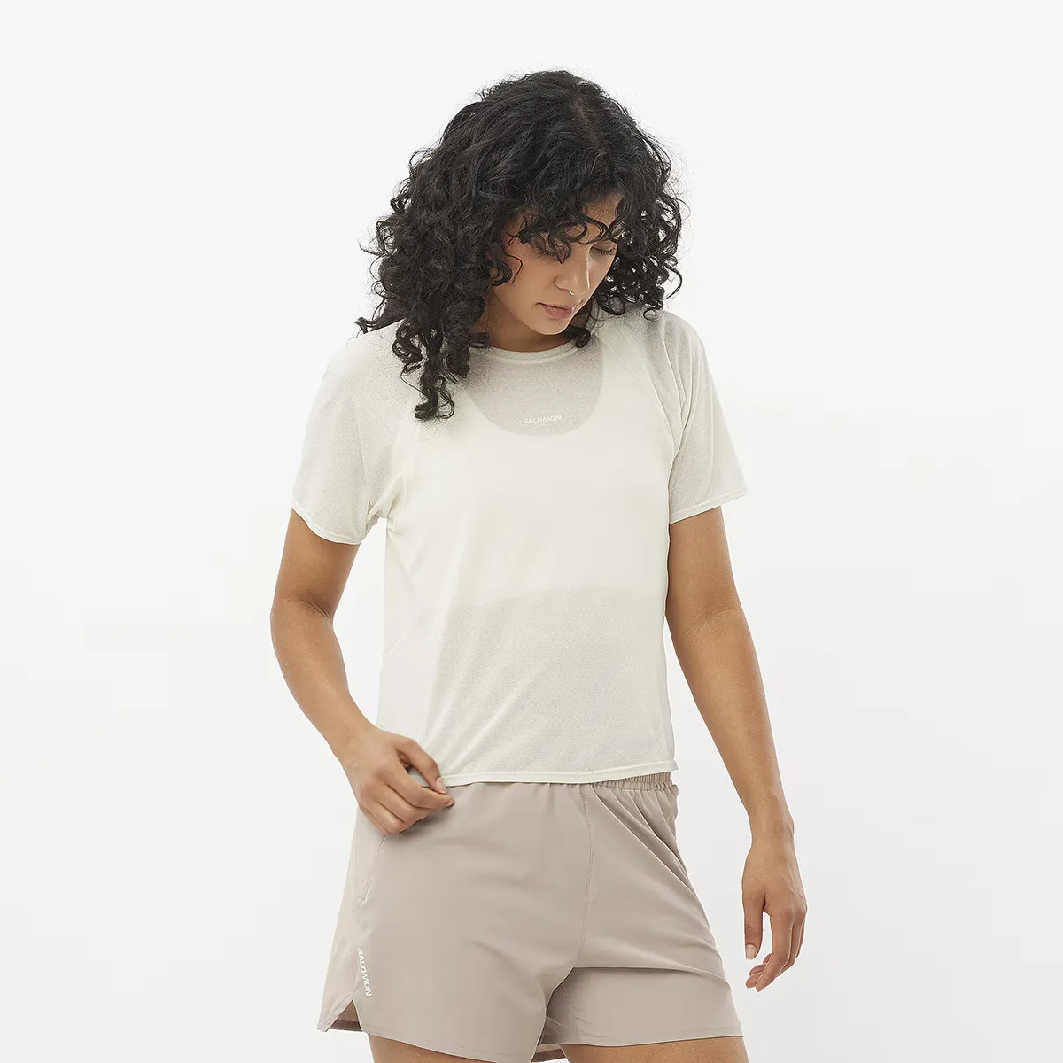 Женская укороченная футболка Salomon SHKout Air с коротким рукавом, зеленый
Женская укороченная футболка Salomon SHKout Air с коротким рукавом, зеленый