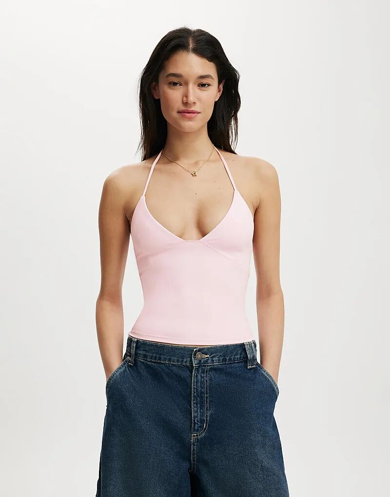 Майка-халтер Cotton On Hold Me розового цвета - РОЗОВЫЙ
Майка-халтер Cotton On Hold Me розового цвета - РОЗОВЫЙ