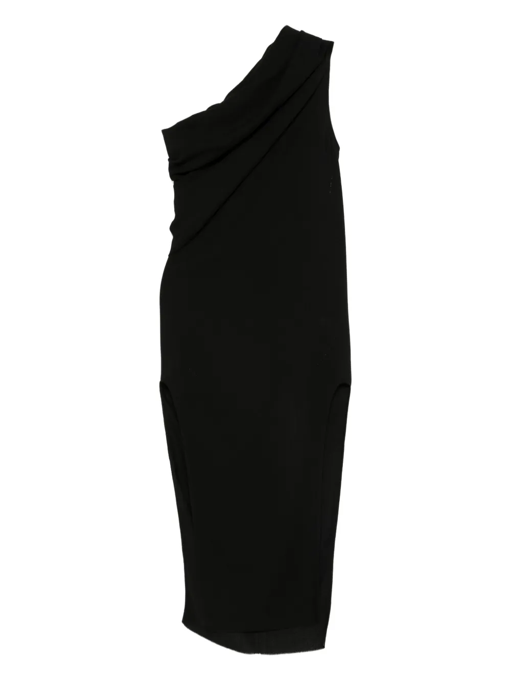 Драпированное платье миди на одно плечо Rick Owens, черный
Драпированное платье миди на одно плечо Rick Owens, черный