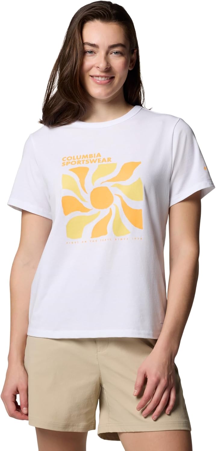 Columbia женская футболка Sun Trek Graphic с коротким рукавом III, White/Wavy Rays, Белый, Columbia женская футболка Sun Trek Graphic с коротким рукавом III, White/Wavy Rays
Columbia женская футболка Sun Trek Graphic с коротким рукавом III, White/Wavy Rays, Белый, Columbia женская футболка Sun Trek Graphic с коротким рукавом III, White/Wavy Rays
