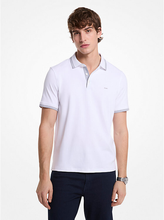 Рубашка-Поло из хлопка Greenwich Michael Kors, белый
Рубашка-Поло из хлопка Greenwich Michael Kors, белый