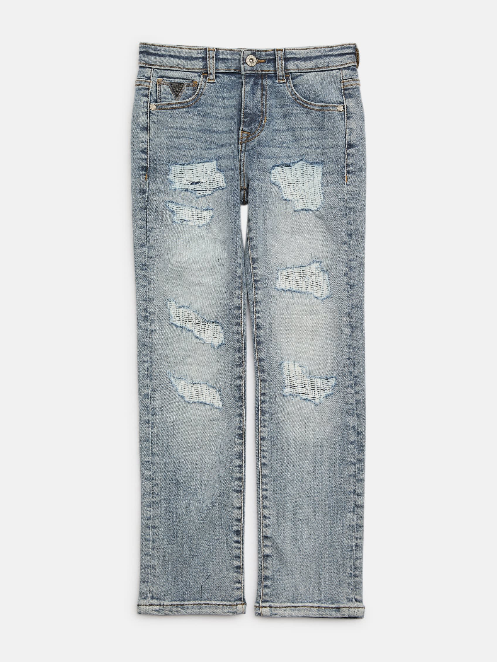 Рваные узкие джинсы Оливера (7-18) Guess Factory, Light Wash
Рваные узкие джинсы Оливера (7-18) Guess Factory, Light Wash