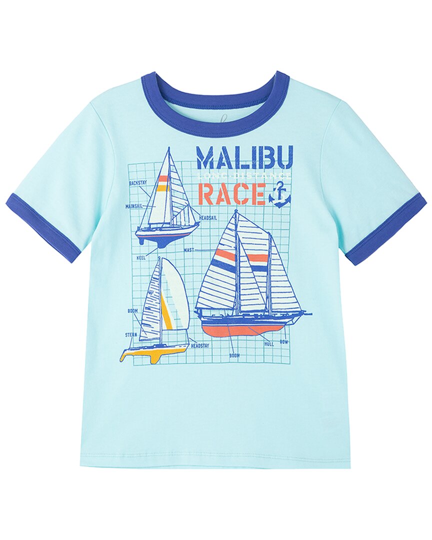 Детская футболка Malibu Race Peek, синий 
Детская футболка Malibu Race Peek, синий