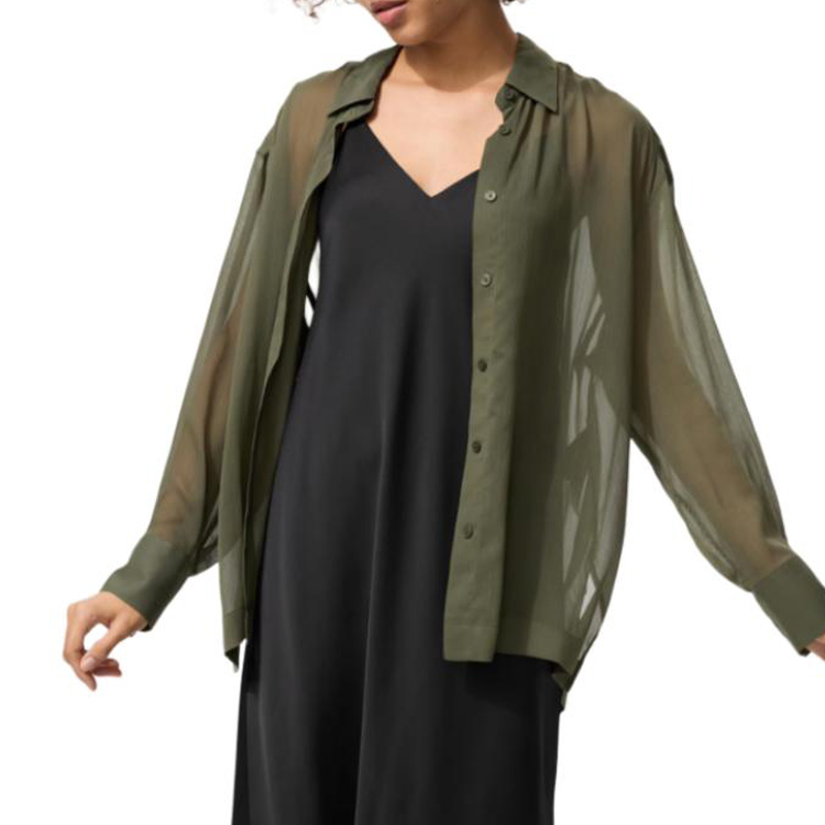 UNIQLO Женская рубашка оливковый зеленый
UNIQLO Женская рубашка оливковый зеленый