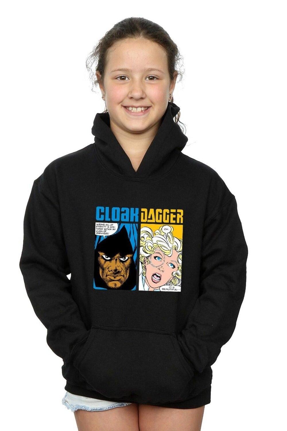 Толстовка с капюшоном и вставками в виде комиксов Cloak And Dagger Marvel, черный
Толстовка с капюшоном и вставками в виде комиксов Cloak And Dagger Marvel, черный