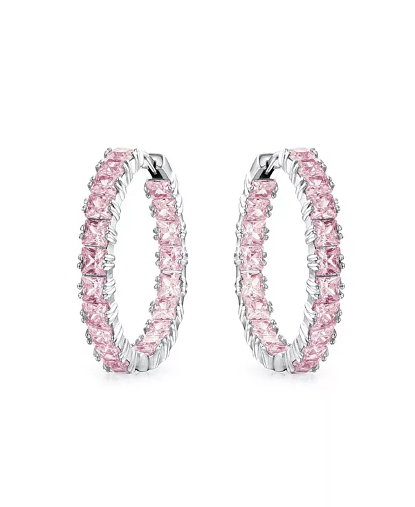 Серьги-Кольца для выпускного с квадратным кубическим цирконием, огранки «принцесса», вывернутые наизнанку, диаметр 1,25 Bling Jewelry, pink
Серьги-Кольца для выпускного с квадратным кубическим цирконием, огранки «принцесса», вывернутые наизнанку, диаметр 1,25 Bling Jewelry, pink