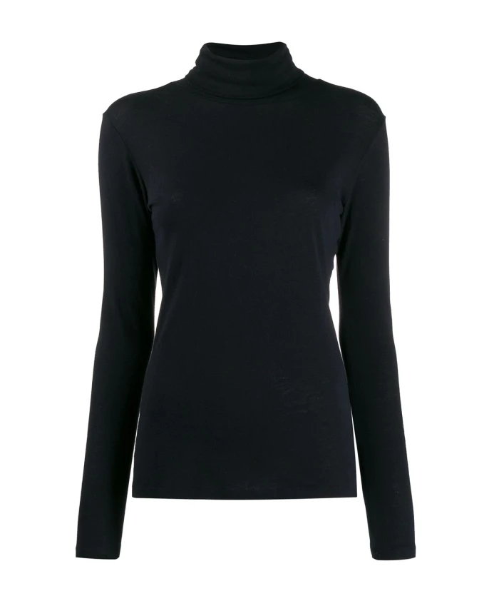 Темно-Синий свитер с высоким воротником Majestic Filatures, синий
Темно-Синий свитер с высоким воротником Majestic Filatures, синий