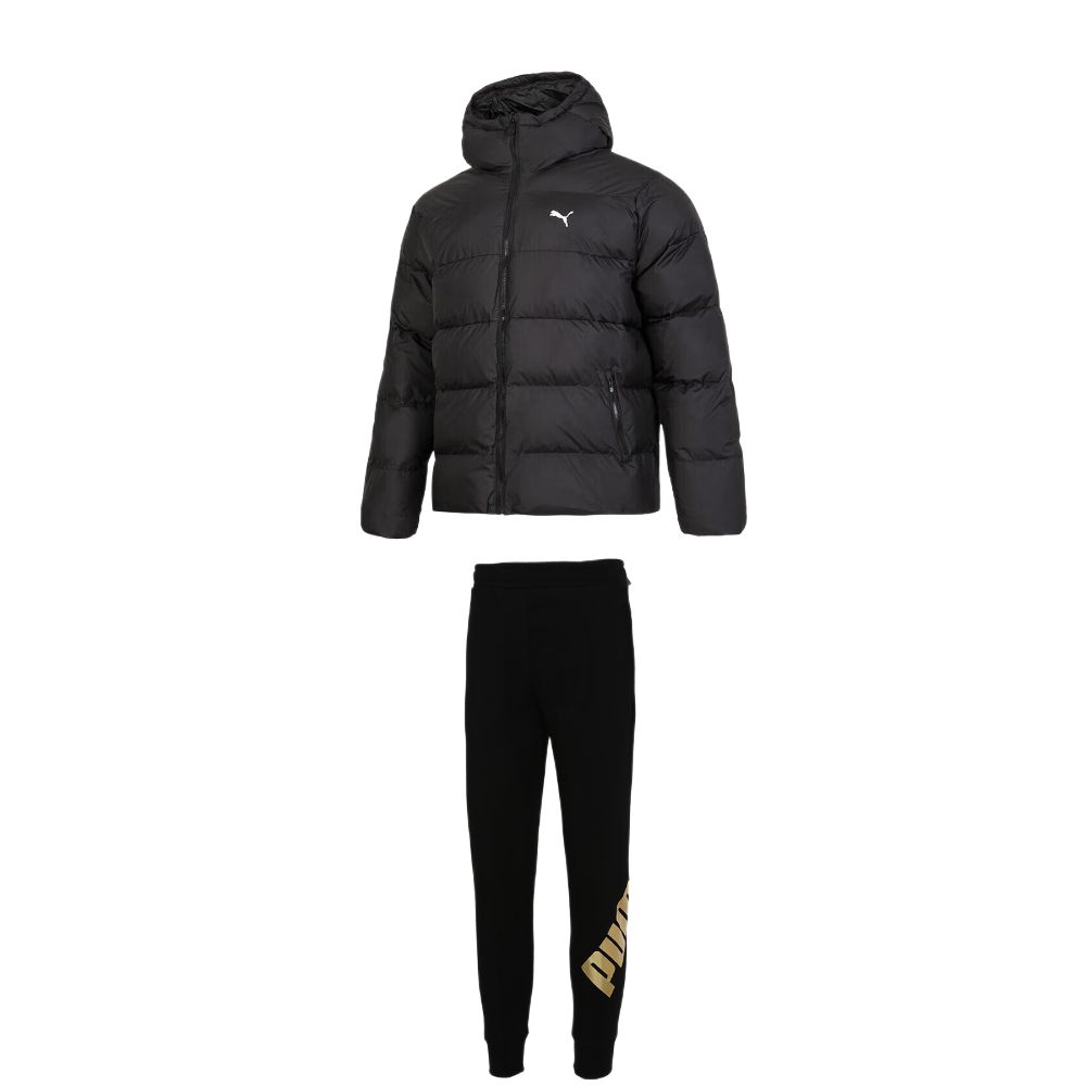 PUMA Повседневный спортивный комплект для мужчин Black Top+Black Bottom
PUMA Повседневный спортивный комплект для мужчин Black Top+Black Bottom