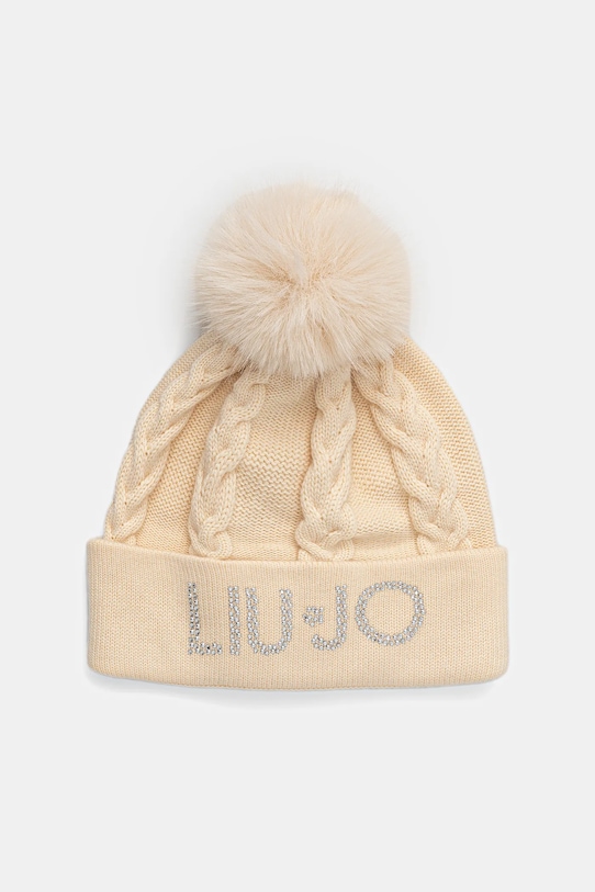 Шерстяная шапка Liu Jo, бежевый
Шерстяная шапка Liu Jo, бежевый