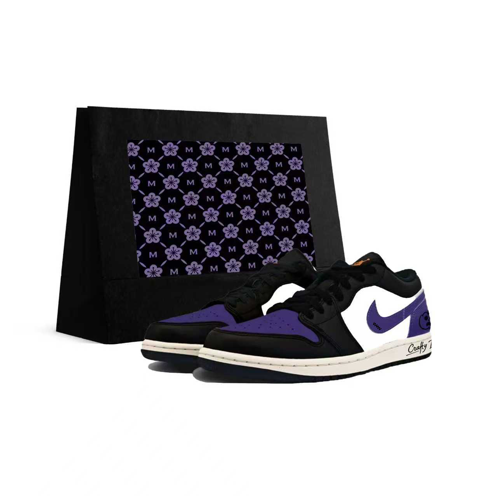Jordan Кроссовки Air 1 Black Purple Little Demon устойчивые к истиранию низкие винтажные баскетбольные Unisex
Jordan Кроссовки Air 1 Black Purple Little Demon устойчивые к истиранию низкие винтажные баскетбольные Unisex