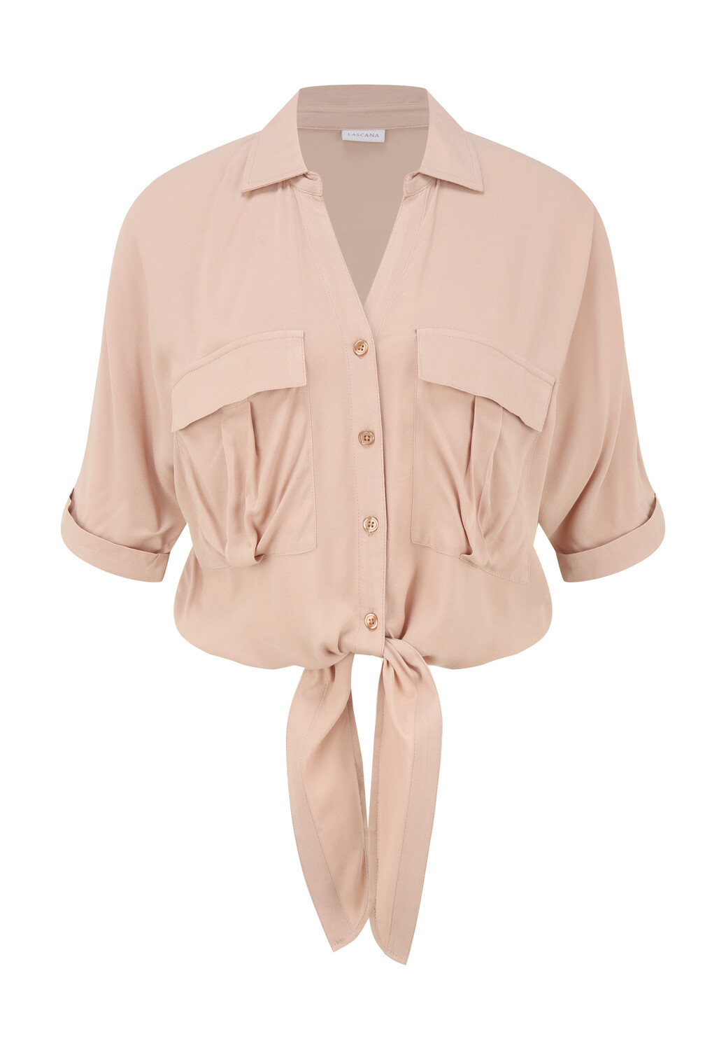 Блуза LASCANA Kurzarm, кэмел
Блуза LASCANA Kurzarm, кэмел