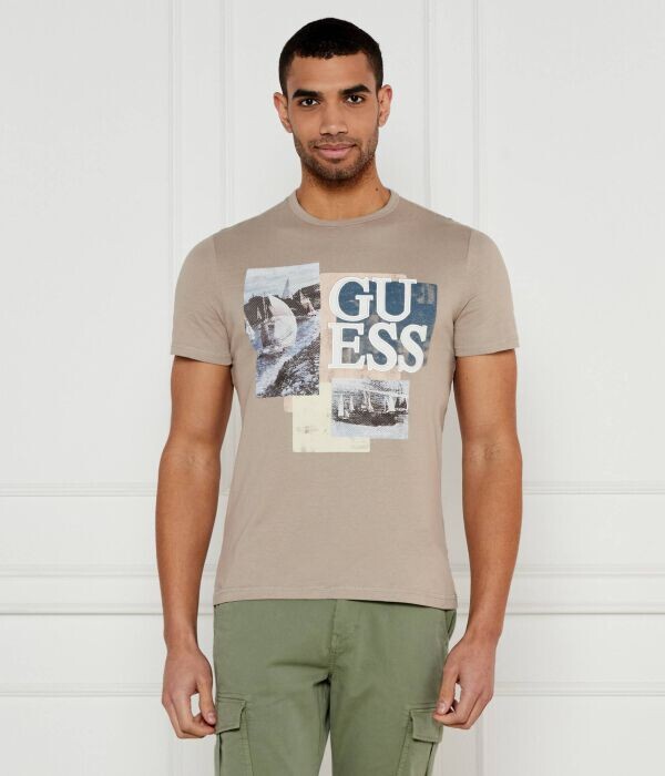 Футболка мужская Guess Jeans с принтом, бежевый
Футболка мужская Guess Jeans с принтом, бежевый