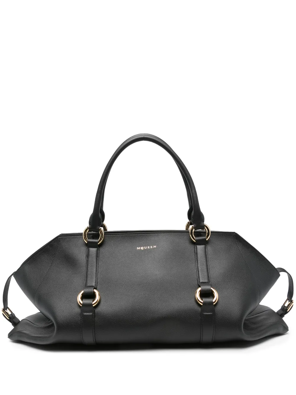 Сумка-тоут Farringdon с кольцевой деталью Alexander McQueen, черный
Сумка-тоут Farringdon с кольцевой деталью Alexander McQueen, черный