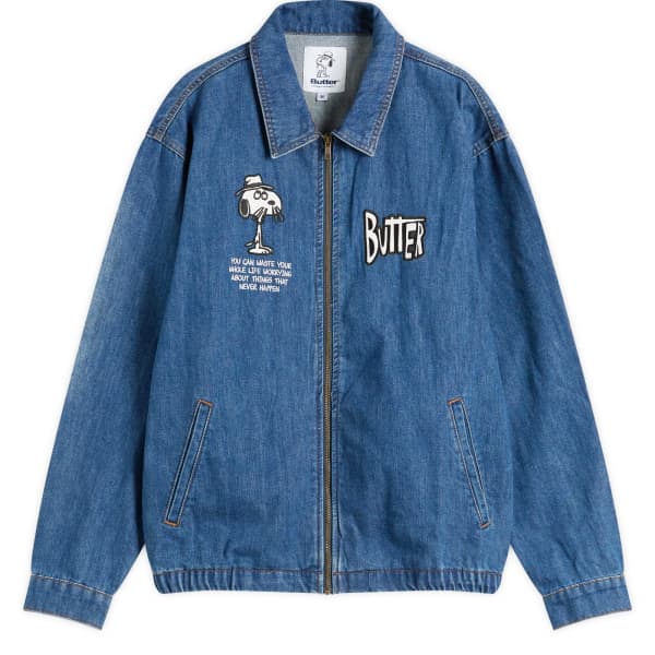 Джинсовая куртка X peanuts spike Butter Goods, distressed индиго
Джинсовая куртка X peanuts spike Butter Goods, distressed индиго