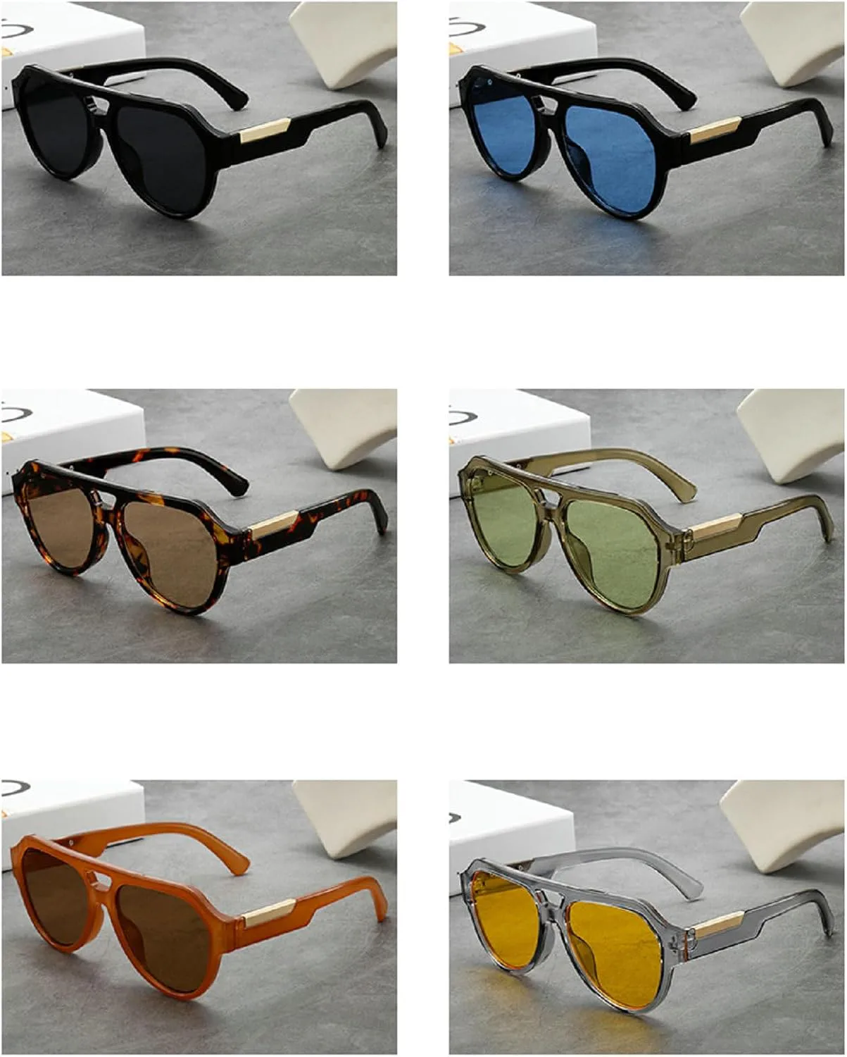 Ретро-солнцезащитные очки-пилот для женщин и мужчин, большие солнцезащитные очки в стиле 70-х, винтажные модные солнцезащитные очки с двойной перемычкой mincl, C6
Ретро-солнцезащитные очки-пилот для женщин и мужчин, большие солнцезащитные очки в стиле 70-х, винтажные модные солнцезащитные очки с двойной перемычкой mincl, C6