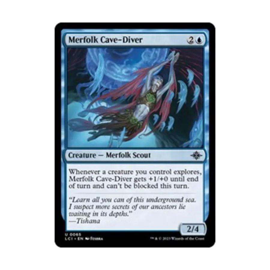 CCG Мерфолк-пещерный дайвер (U), MTG - The Lost Caverns of Ixalan
CCG Мерфолк-пещерный дайвер (U), MTG - The Lost Caverns of Ixalan