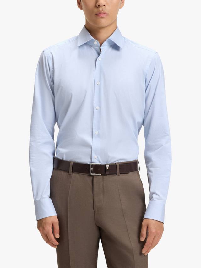 BOSS Regular Fit рубашка из хлопковой смеси HUGO BOSS, Light/Pastel Blue
BOSS Regular Fit рубашка из хлопковой смеси HUGO BOSS, Light/Pastel Blue