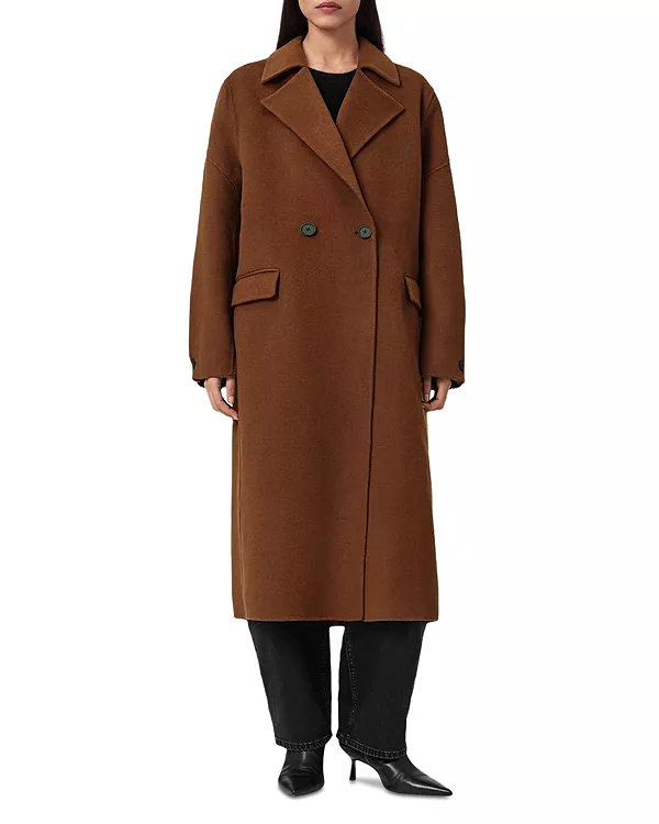 Пальто Селлмы Allsaints, коричневый
Пальто Селлмы Allsaints, коричневый