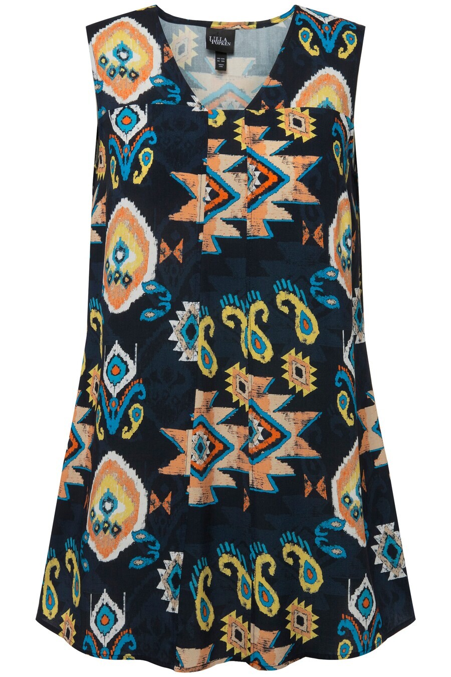 Блуза Ulla Popken Blouse, синий 
Блуза Ulla Popken Blouse, синий