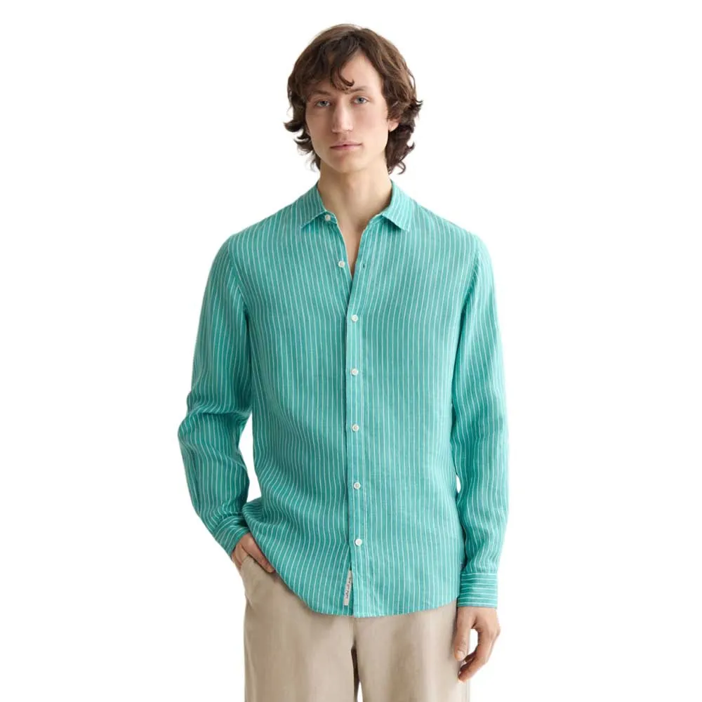 Рубашка Scotch & Soda Regular Fit Striped Linen, зеленый
Рубашка Scotch & Soda Regular Fit Striped Linen, зеленый