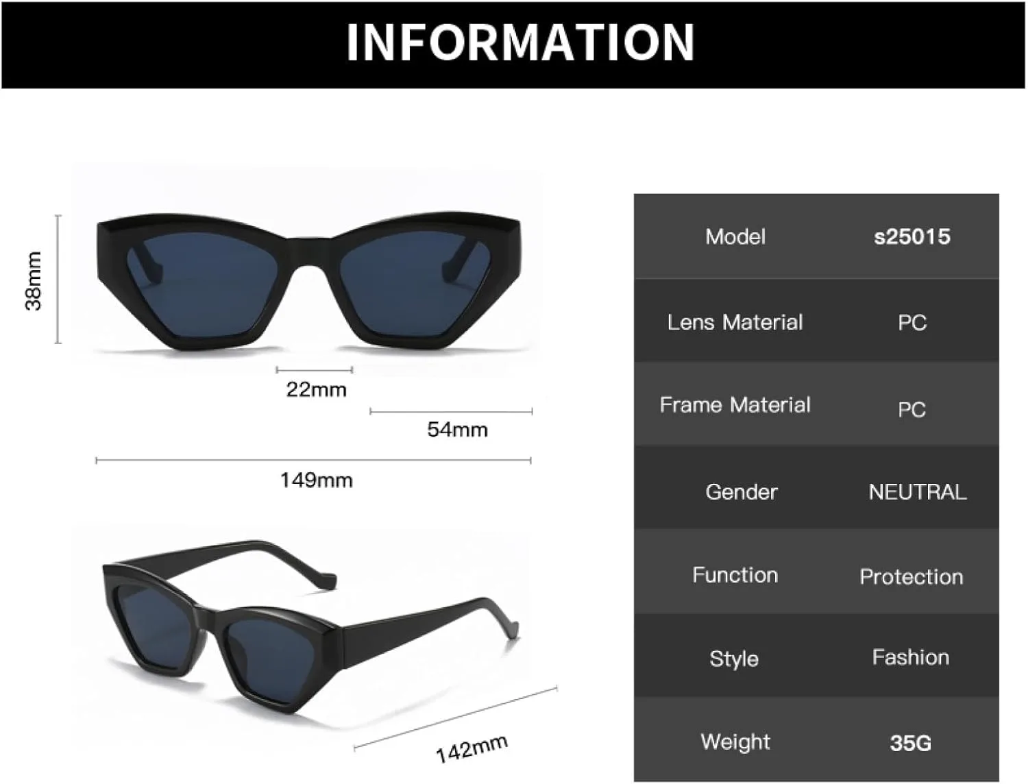 Солнцезащитные очки с защитой от УФ-излучения UV400 | Черные | Для женщин и мужчин | Для занятий спортом на открытом воздухе и вождения DSVIGF, 2pcs Z02b
Солнцезащитные очки с защитой от УФ-излучения UV400 | Черные | Для женщин и мужчин | Для занятий спортом на открытом воздухе и вождения DSVIGF, 2pcs Z02b