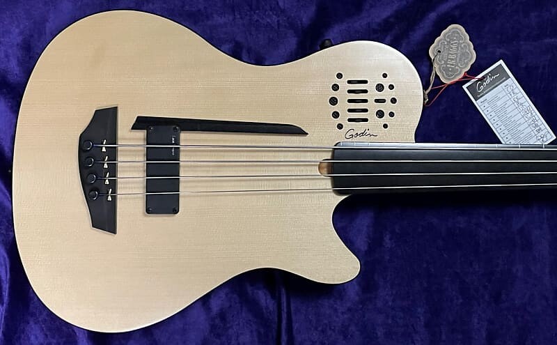 Басс гитара Godin Acoustic/Electric A4 Ultra FRETLESS, Natural / Richlite Fingerboard
Басс гитара Godin Acoustic/Electric A4 Ultra FRETLESS, Natural / Richlite Fingerboard