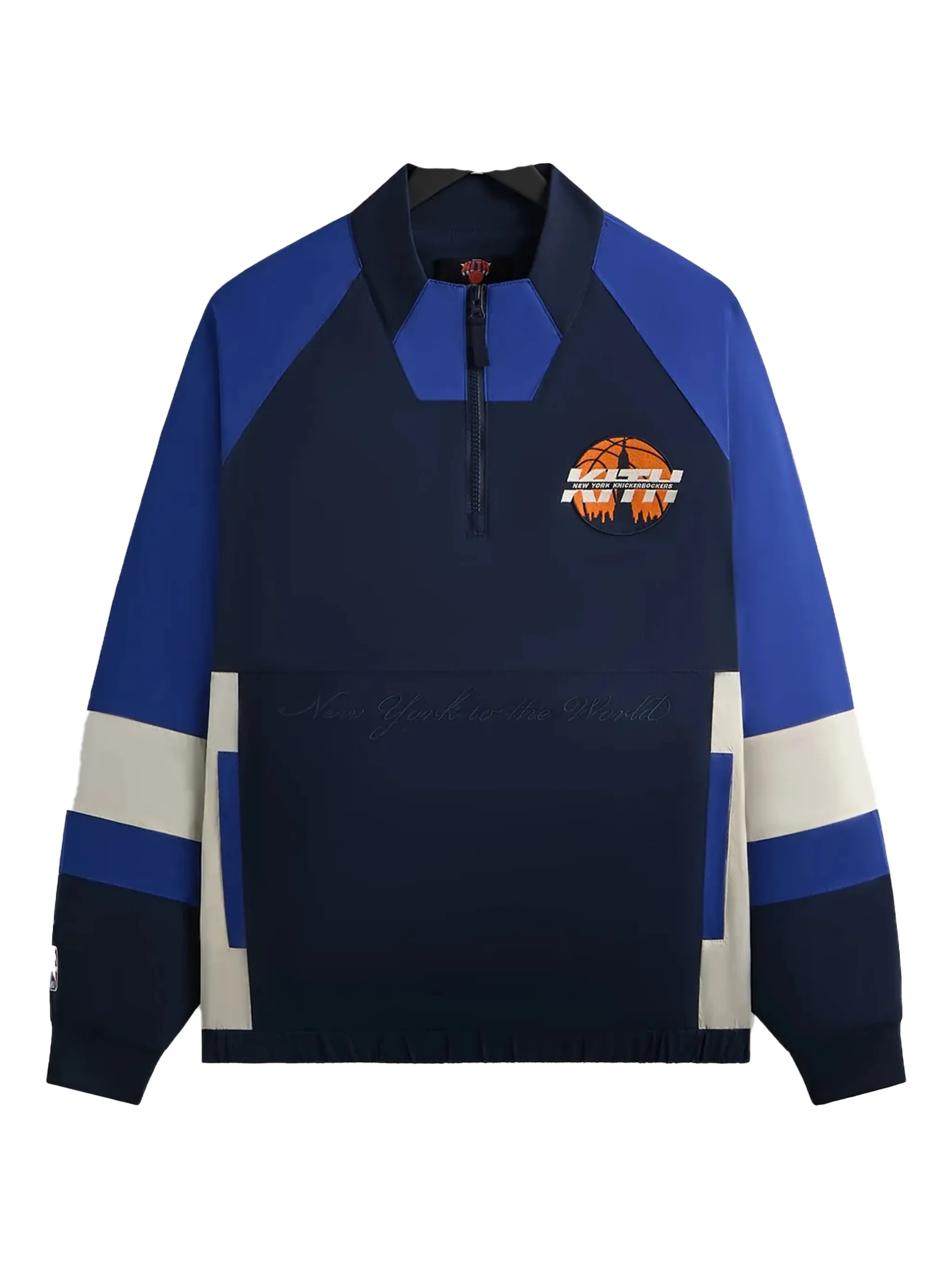 Свитер с воротником на молнии Kith, синий
Свитер с воротником на молнии Kith, синий