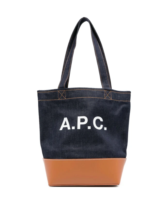 Сумка-Тоут из джинсовой кожи A.P.C., синий
Сумка-Тоут из джинсовой кожи A.P.C., синий