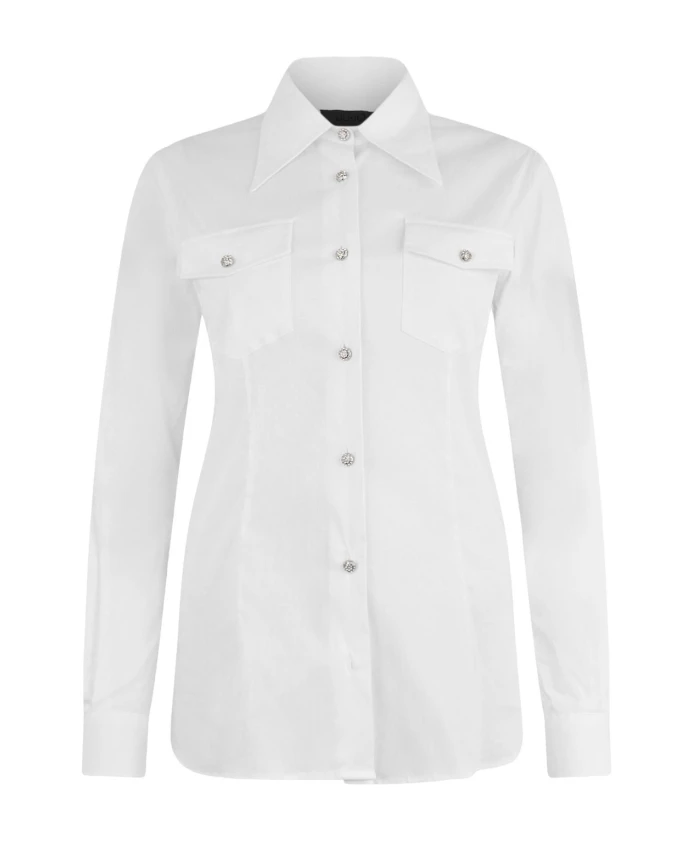 Белая рубашка, стильный дизайн, повседневный, праздничный Liu Jo, белый
Белая рубашка, стильный дизайн, повседневный, праздничный Liu Jo, белый