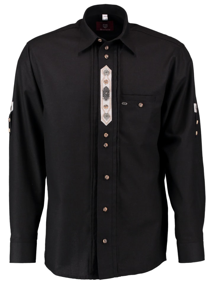 Традиционная рубашка Флафа черного цвета OS-Trachten
Традиционная рубашка Флафа черного цвета OS-Trachten