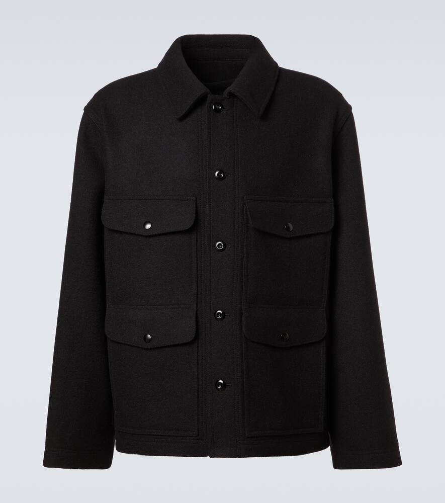 Шерстяная фетровая куртка в стиле field jacket Lemaire, Black
Шерстяная фетровая куртка в стиле field jacket Lemaire, Black