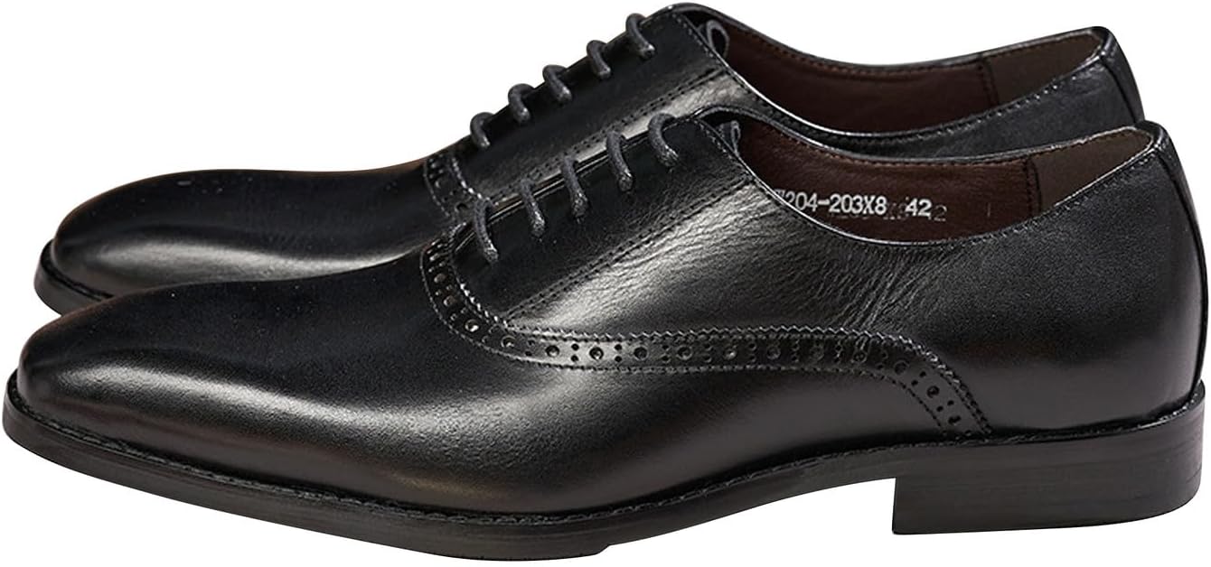 Мужские туфли Santimon Oxfords для официального стиля, из натуральной кожи, с закрытым носком, современный роскошный дерби, для выпускного, свадьбы, делового и повседневного образа, модные, удобные туфли для смокинга, черный
Мужские туфли Santimon Oxfords для официального стиля, из натуральной кожи, с закрытым носком, современный роскошный дерби, для выпускного, свадьбы, делового и повседневного образа, модные, удобные туфли для смокинга, черный