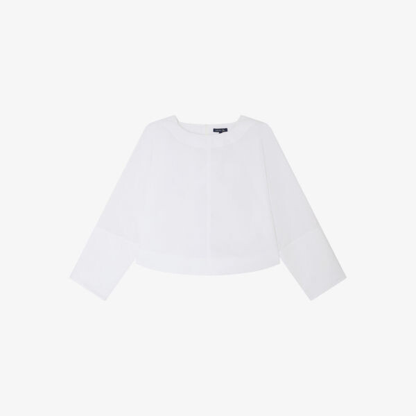 Хлопковая блузка armande с круглым вырезом и широкими манжетами Soeur, цвет blanc
Хлопковая блузка armande с круглым вырезом и широкими манжетами Soeur, цвет blanc