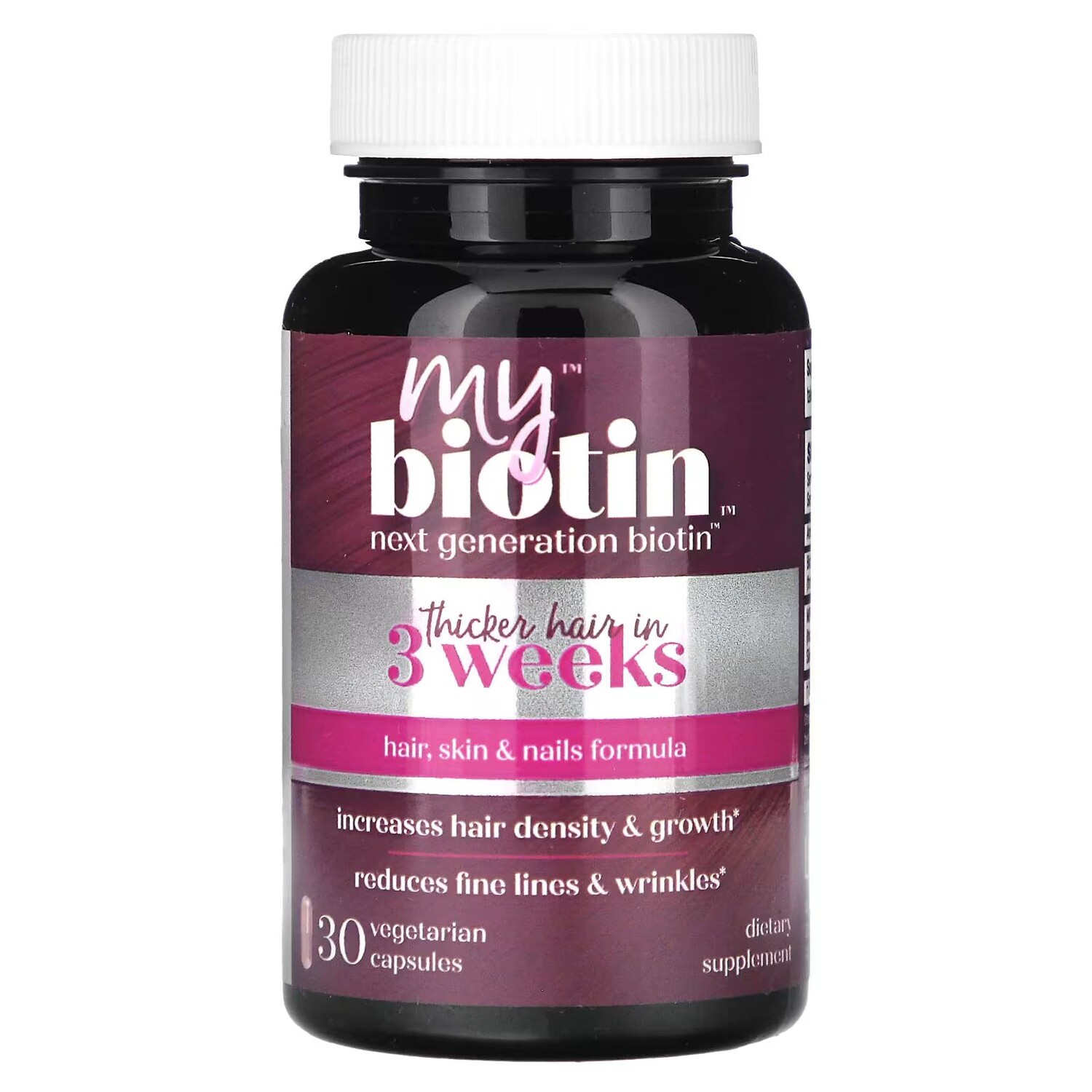 MyBiotin, Формула для волос, кожи и ногтей, 30 вегетарианских капсул Purity Products
MyBiotin, Формула для волос, кожи и ногтей, 30 вегетарианских капсул Purity Products