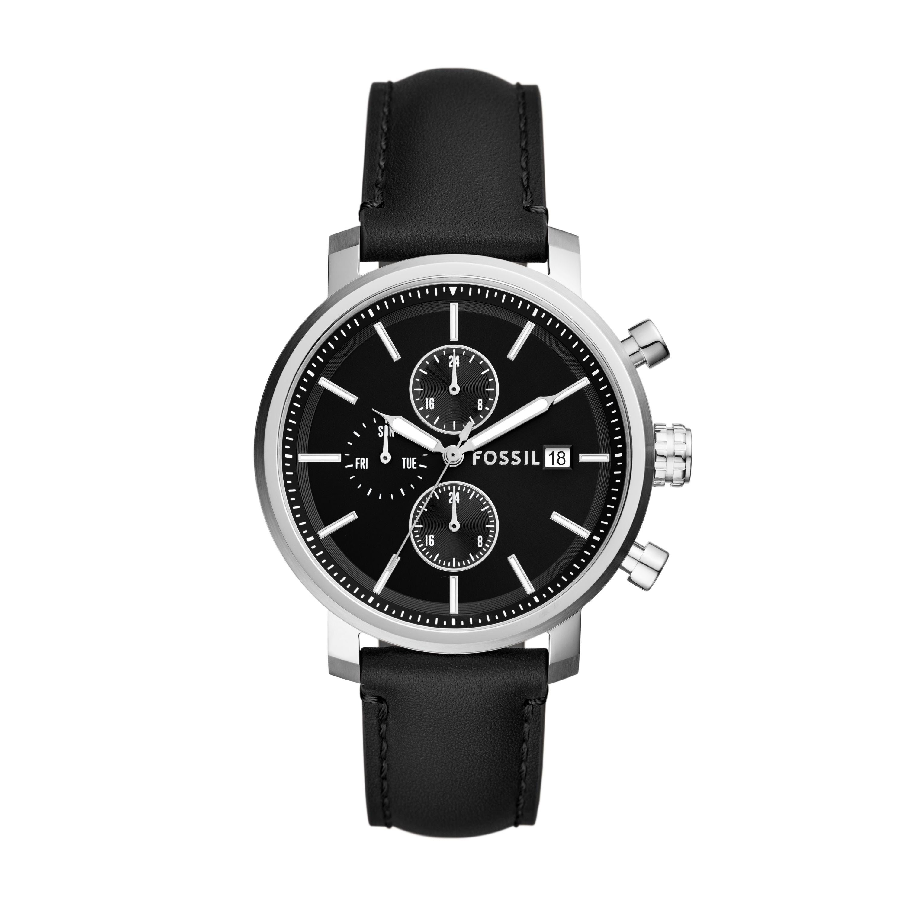 Мужские многофункциональные часы Fossil Rhett из нержавеющей стали, черный
Мужские многофункциональные часы Fossil Rhett из нержавеющей стали, черный