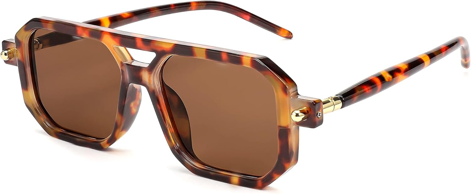 Солнцезащитные очки BUTABY в стиле ретро, квадратные, 70-е годы, плоские, авиаторские, винтажные, модные, в пластиковой оправе, защита UV400, Leopard Frame Brown Lens
Солнцезащитные очки BUTABY в стиле ретро, квадратные, 70-е годы, плоские, авиаторские, винтажные, модные, в пластиковой оправе, защита UV400, Leopard Frame Brown Lens