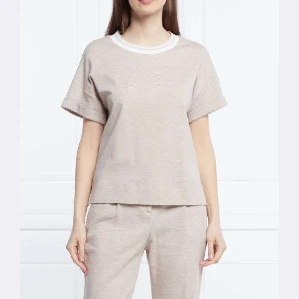 Футболка стандартного кроя Peserico, бежевый
Футболка стандартного кроя Peserico, бежевый