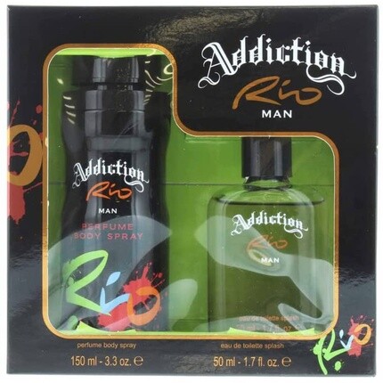Туалетная вода Rio 50 мл и спрей для тела 150 мл, Addiction
Туалетная вода Rio 50 мл и спрей для тела 150 мл, Addiction