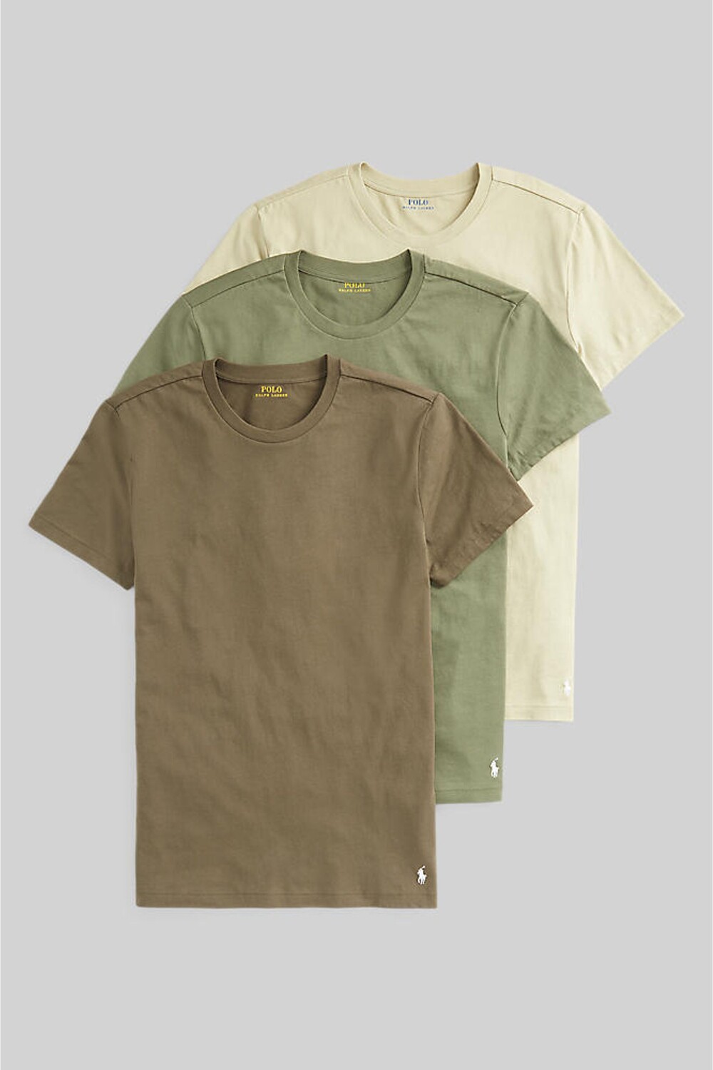 Комплект из 3-х футболок с короткими рукавами и круглым вырезом Polo Ralph Lauren, зеленый
Комплект из 3-х футболок с короткими рукавами и круглым вырезом Polo Ralph Lauren, зеленый