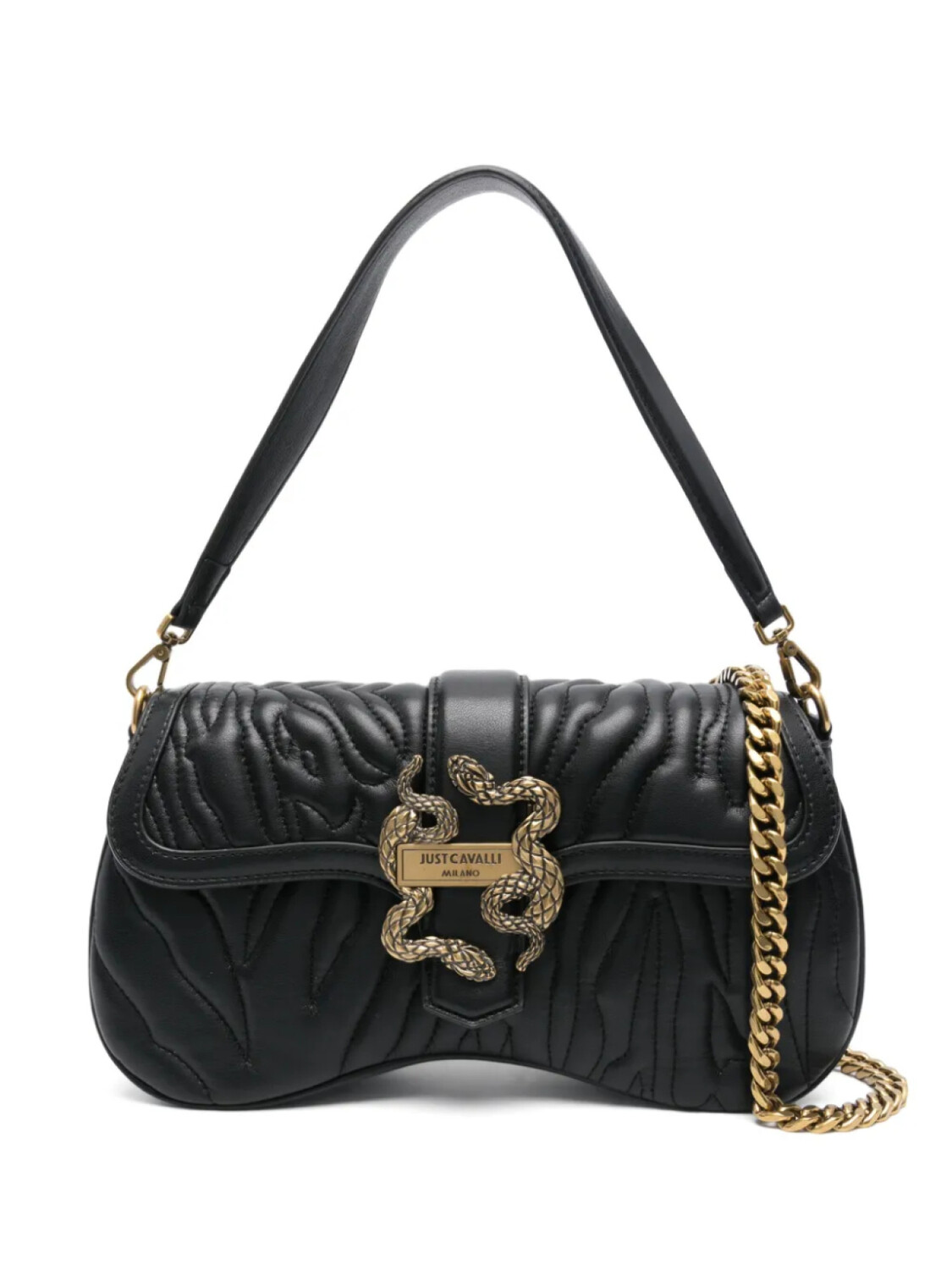 Just Cavalli стеганая сумка на плечо, черный
Just Cavalli стеганая сумка на плечо, черный