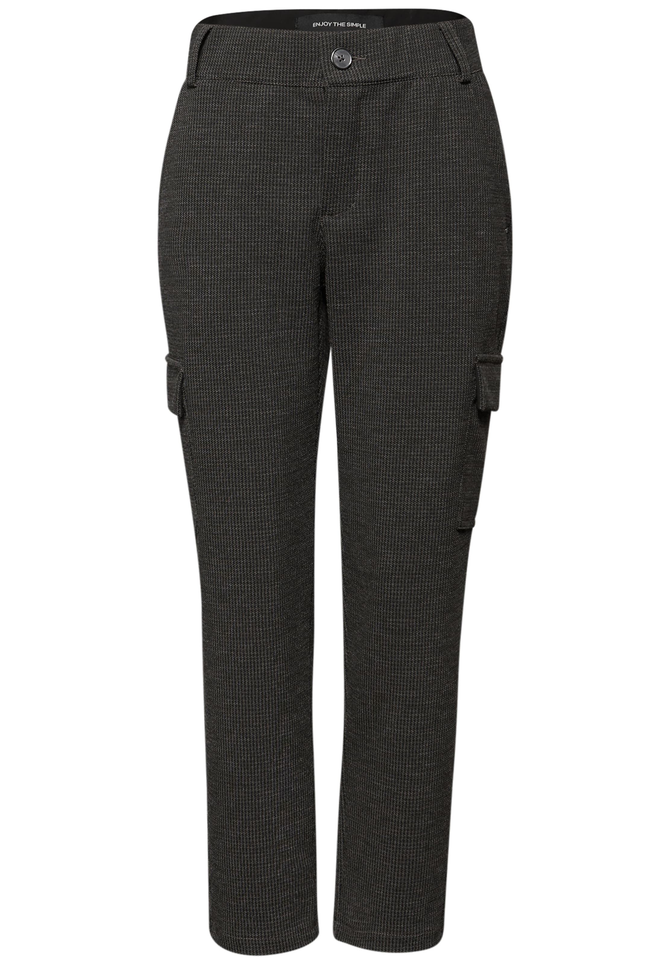 STREET ONE Узкие карго-штаны в темно-коричневом цвете
STREET ONE Узкие карго-штаны в темно-коричневом цвете